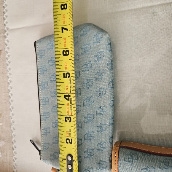 Vintage Light Blue Dooney and Bourke Shoulder/Tote Bag - Picture 14 of 14